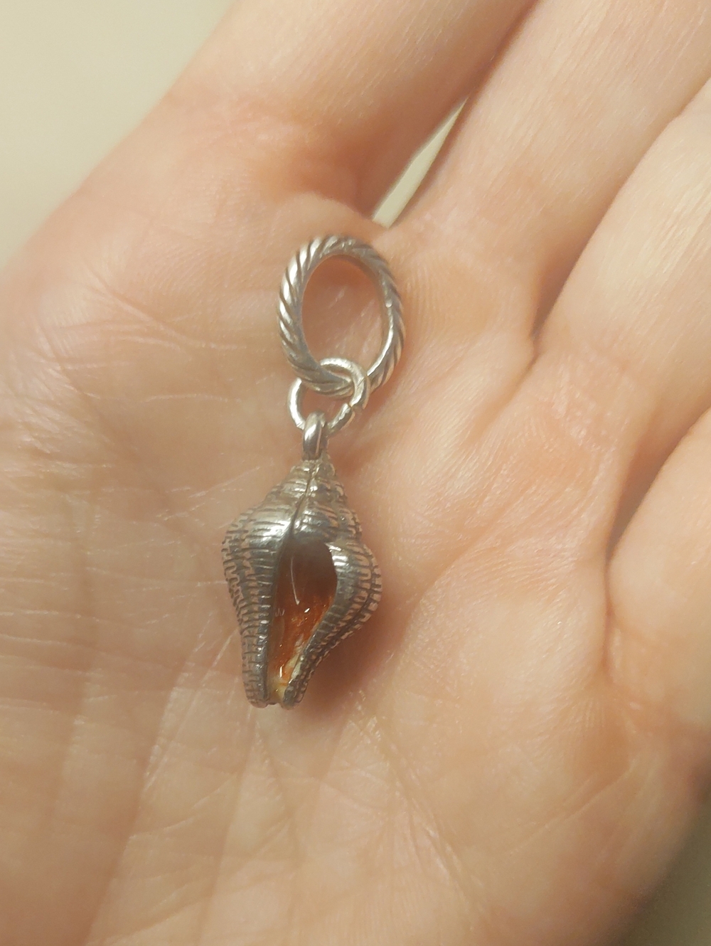 Brighton Silver Conch Shell Dangle Custom Charm - Picture 12 of 16